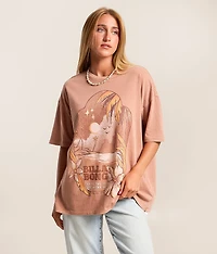 Sunset Tiki Boyfriend T-Shirt