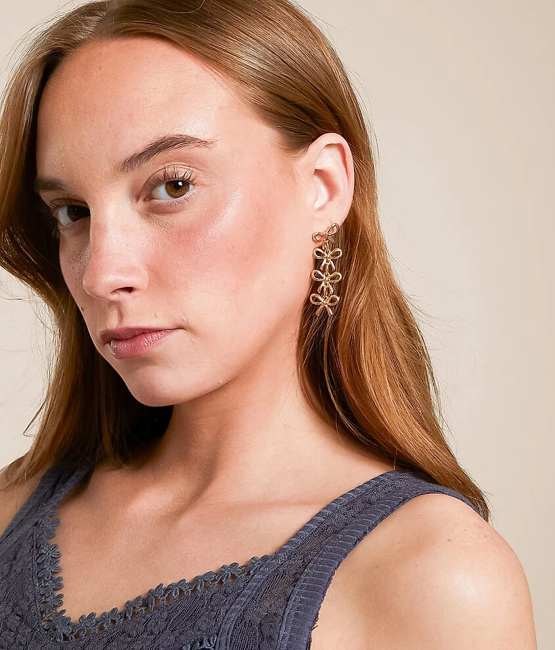Tiered Bow Earring