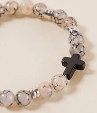 Cross Bead Bracelet