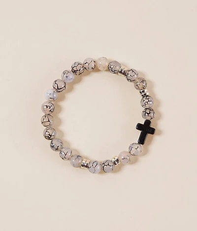 Cross Bead Bracelet