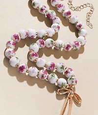 Floral Bead Necklace
