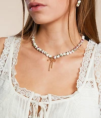 Floral Bead Necklace