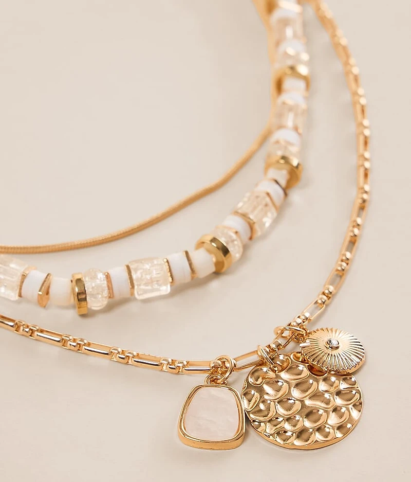 3 Pack Charm Necklace Set