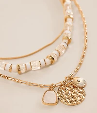 3 Pack Charm Necklace Set