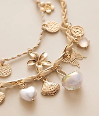 2 Pack Charm Necklace Set