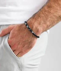 Braided Lava Rock Bracelet