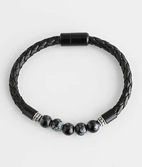 Braided Lava Rock Bracelet