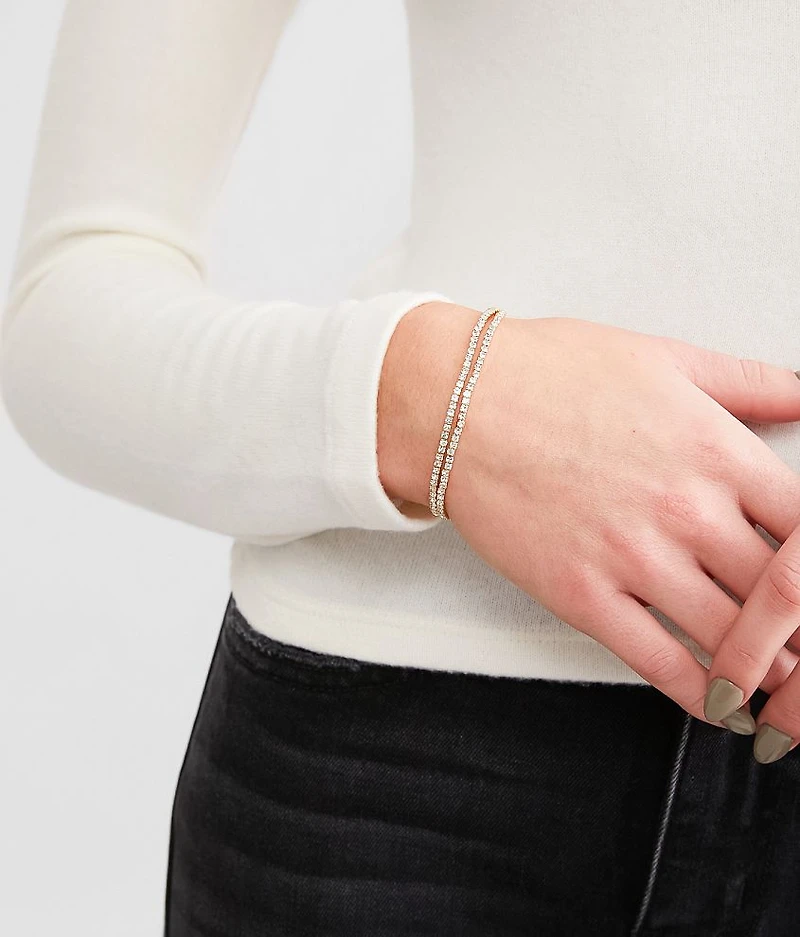 2 Pack Bling Bracelets