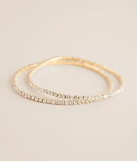 2 Pack Bling Bracelets