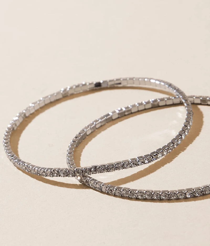 2 Pack Bling Bracelet Set
