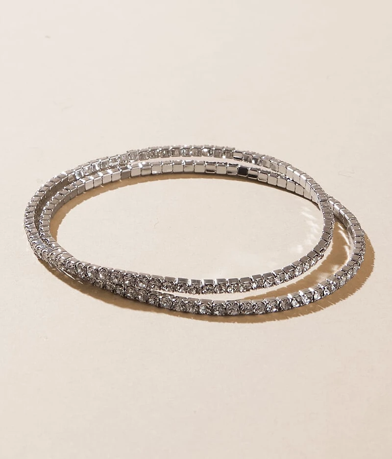 2 Pack Bling Bracelet Set