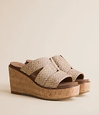 Flynn Raffia Wedge Sandal