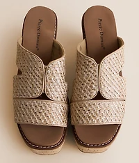Flynn Raffia Wedge Sandal