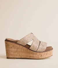 Flynn Raffia Wedge Sandal