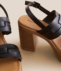 Vikki Woven Heeled Sandal