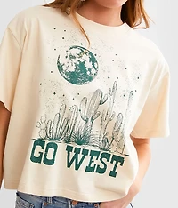 Go West Celestial Cropped T-Shirt