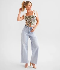 Floral Garden Cropped Tank Top