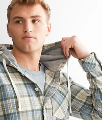 Clayton Hooded Flannel Shirt