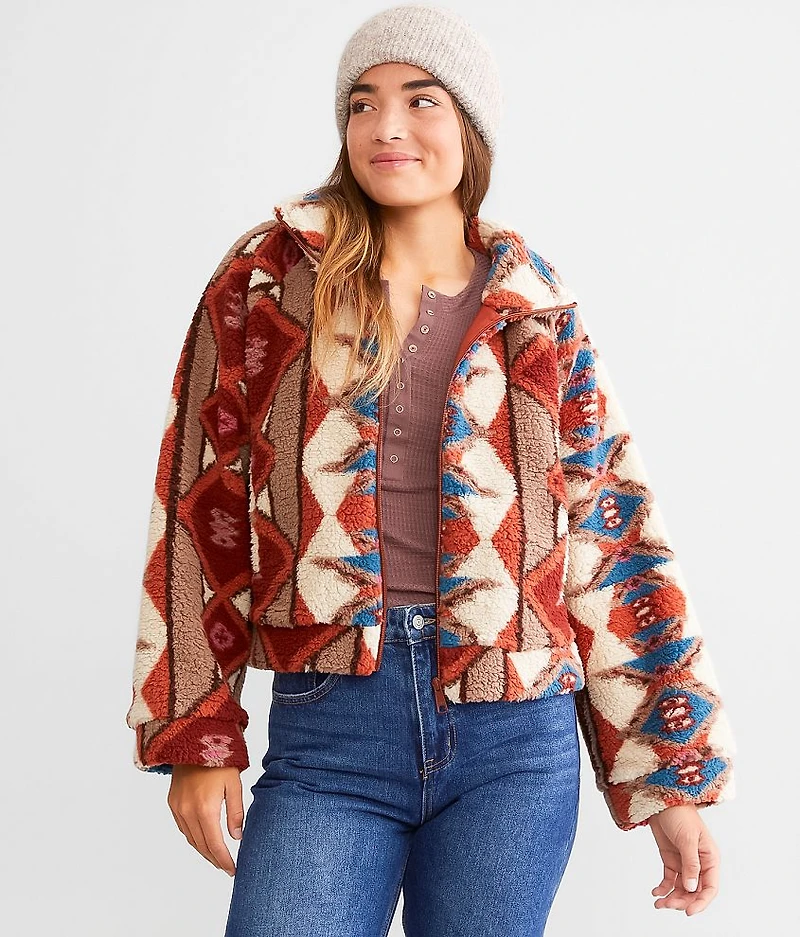 Rori Cropped Sherpa Jacket