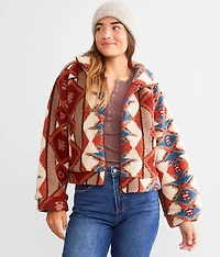 Rori Cropped Sherpa Jacket