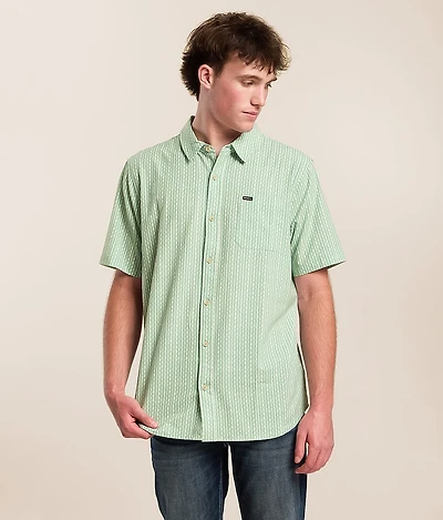 Slub Relaxed Performance Stretch Shirt