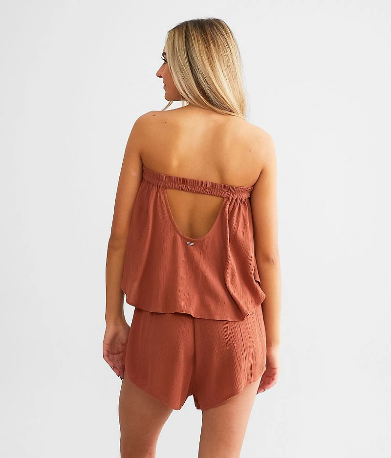 Leila Strapless Romper