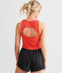 Sunflower Screened Open Back Tank Top
