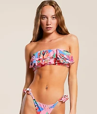 Cabana Floral Diaz Bandeau Swim Top