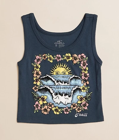 Girls - Tropic Tide Cropped Tank Top