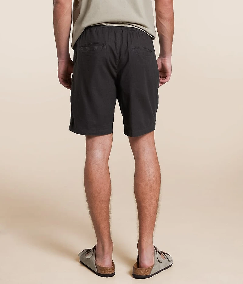 Linen Blend Stretch Short