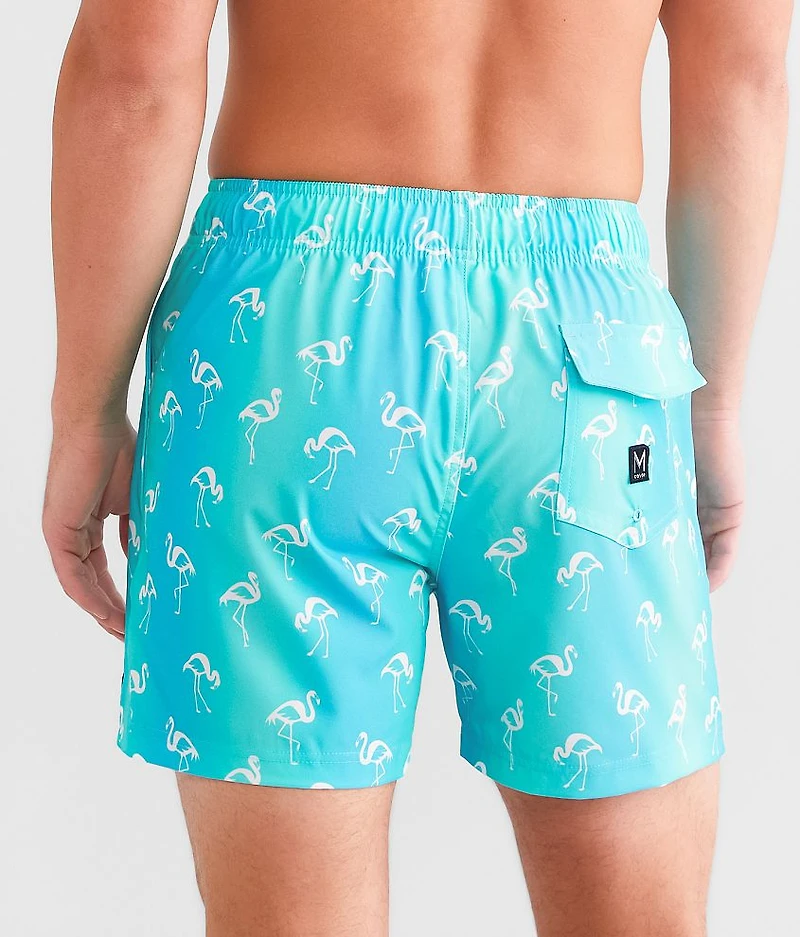 Flamingo Stretch Swim Trunks