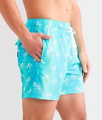 Flamingo Stretch Swim Trunks