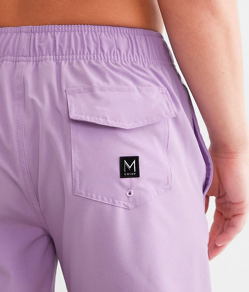 Solid Stretch Swim Trunks