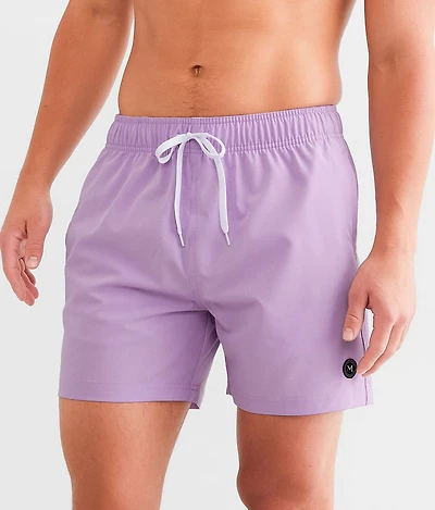 Solid Stretch Swim Trunks