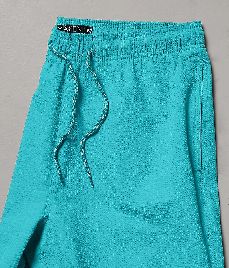 Tidal Seersucker Swim Trunks