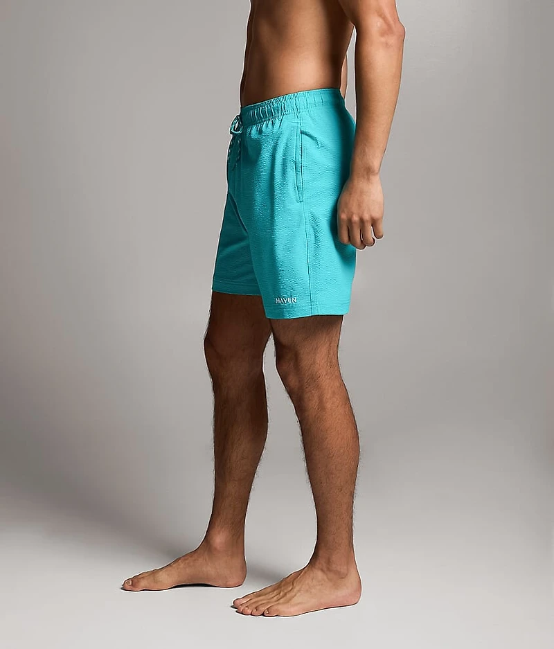 Tidal Seersucker Swim Trunks