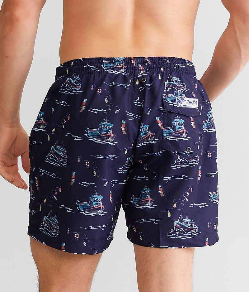 Deep Sea Charter Swim Trunks