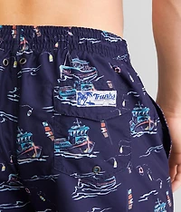 Deep Sea Charter Swim Trunks