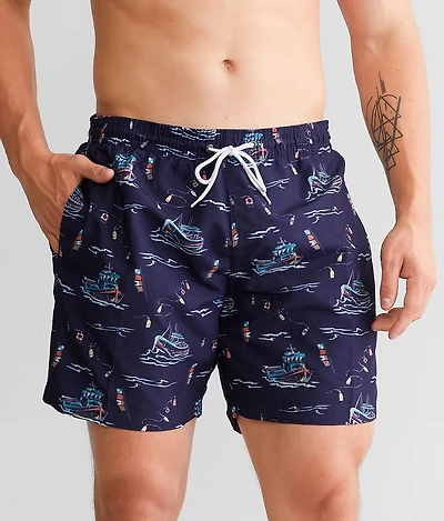 Deep Sea Charter Swim Trunks