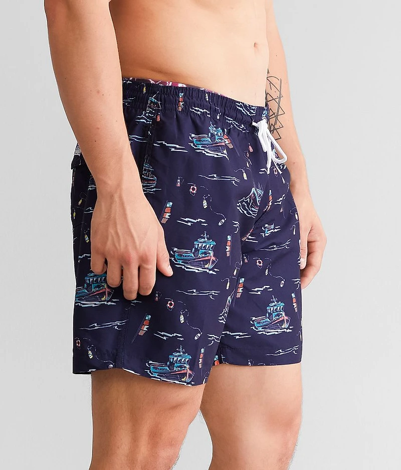 Deep Sea Charter Swim Trunks