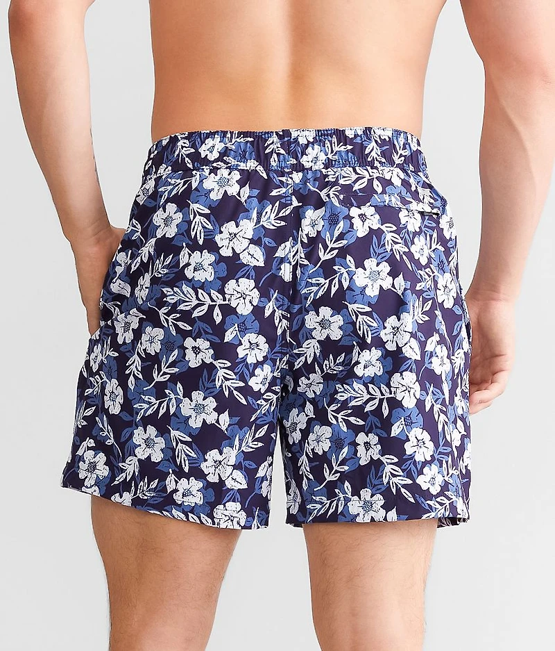 Hibiscus Stretch Swim Trunks