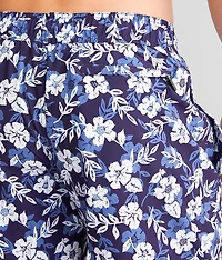 Hibiscus Stretch Swim Trunks