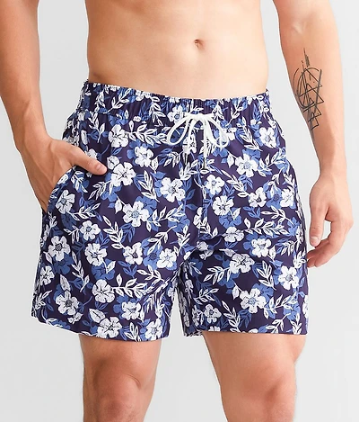 Hibiscus Stretch Swim Trunks