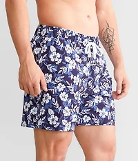 Hibiscus Stretch Swim Trunks