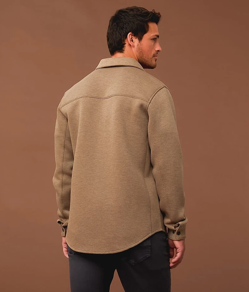 Marled Twill Shacket