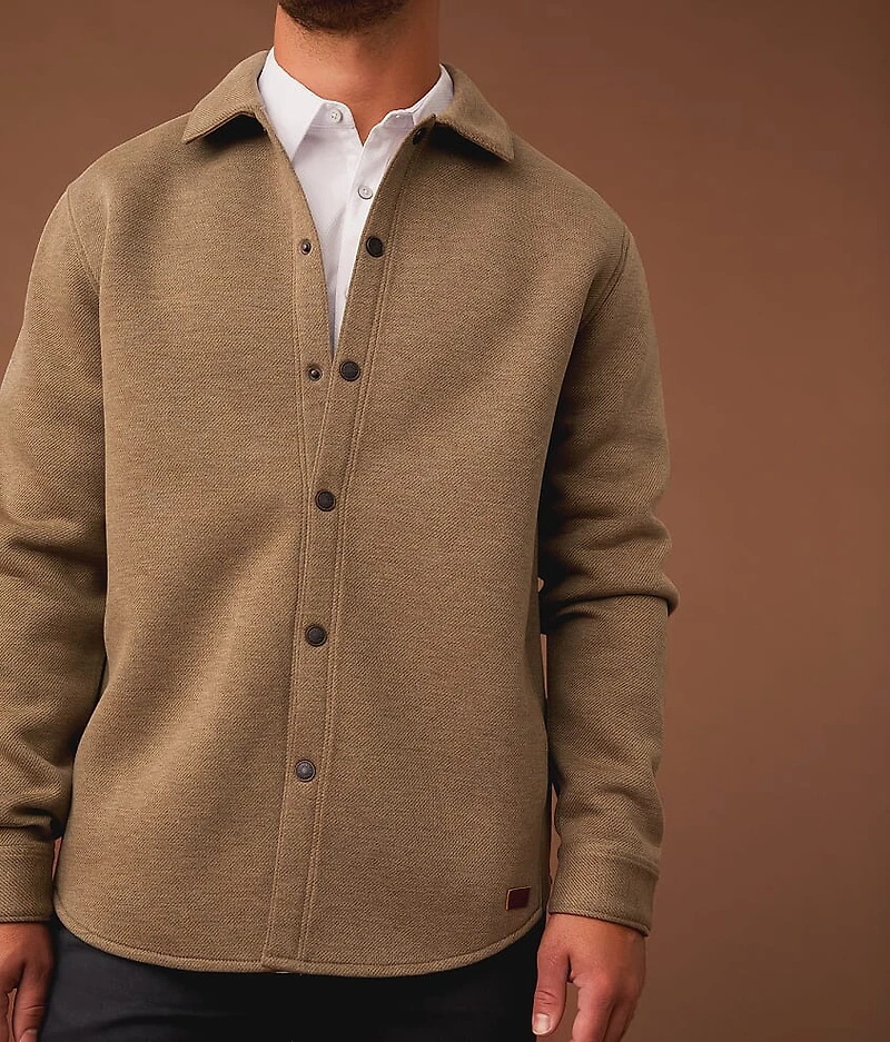Marled Twill Shacket