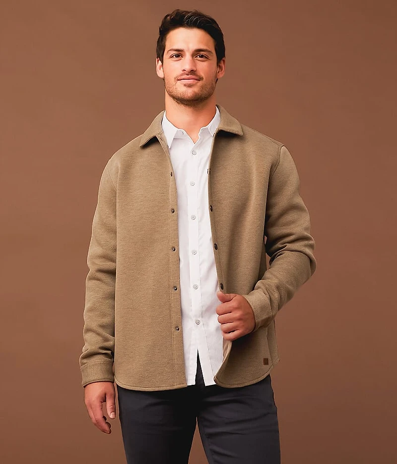 Marled Twill Shacket