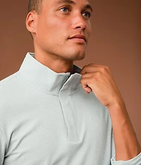 Striped Quarter Zip Pullover