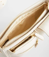 Faux Leather Crossbody Purse