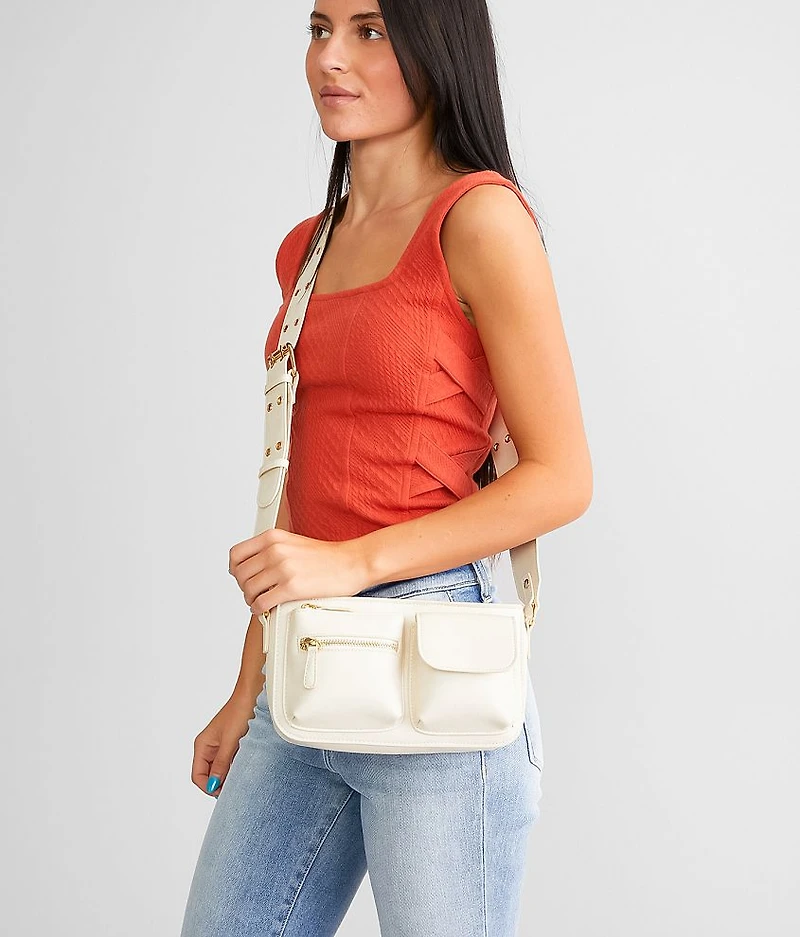 Faux Leather Crossbody Purse